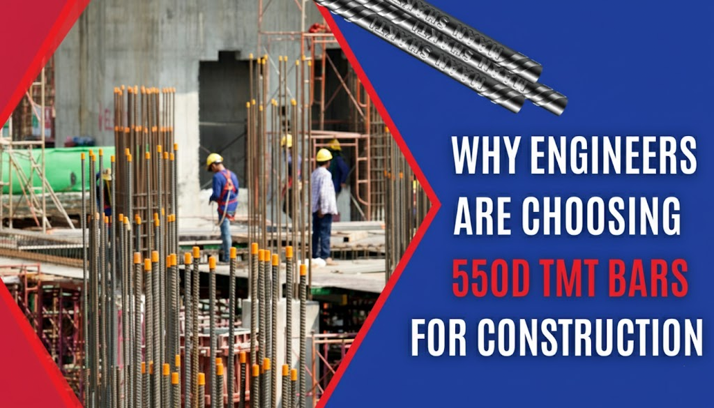 Why Engineers are Choosing 550D TMT Bars for Construction