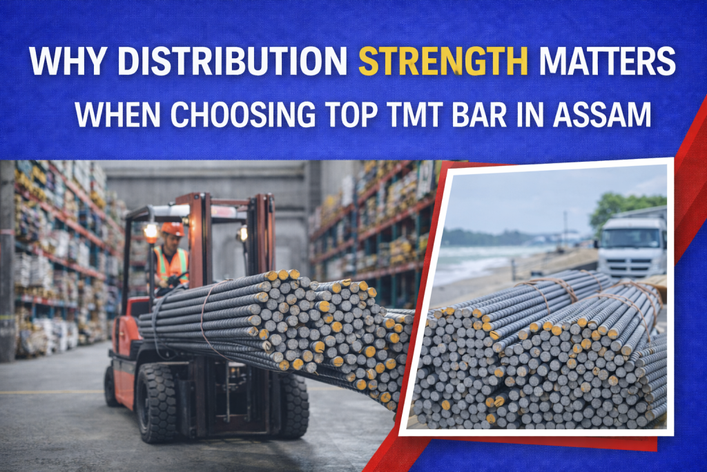 Why Distribution Strength Matters When Choosing Top TMT Bar in Assam