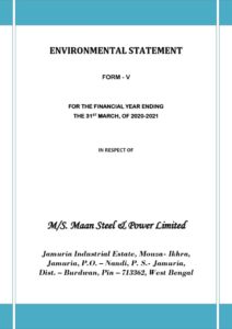 Maan Steel & Power Limited – Environment Statement