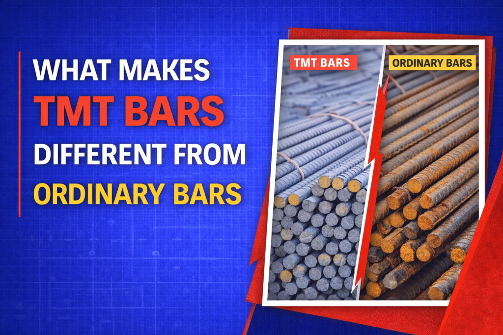 What Makes TMT Bars Different from Ordinary Bars