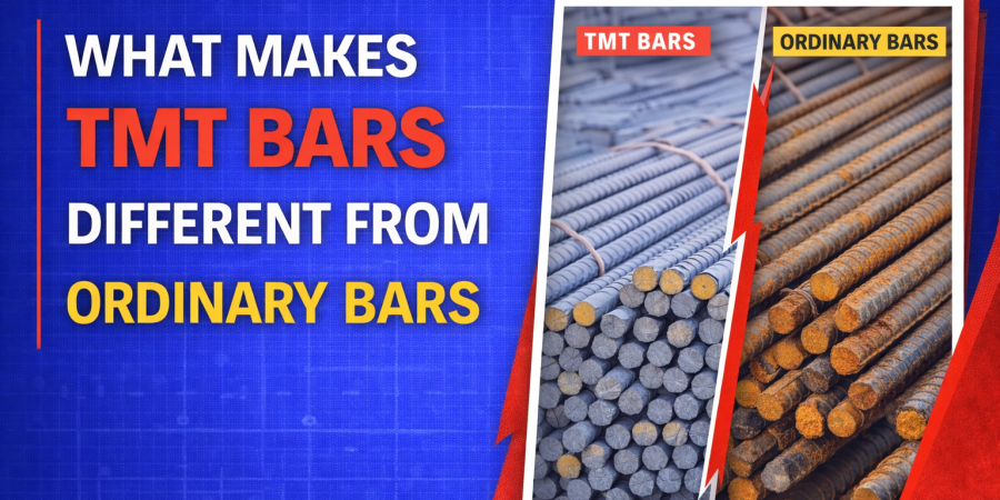 What Makes TMT Bars Different from Ordinary Bars What Makes TMT Bars Different from Ordinary Bars
