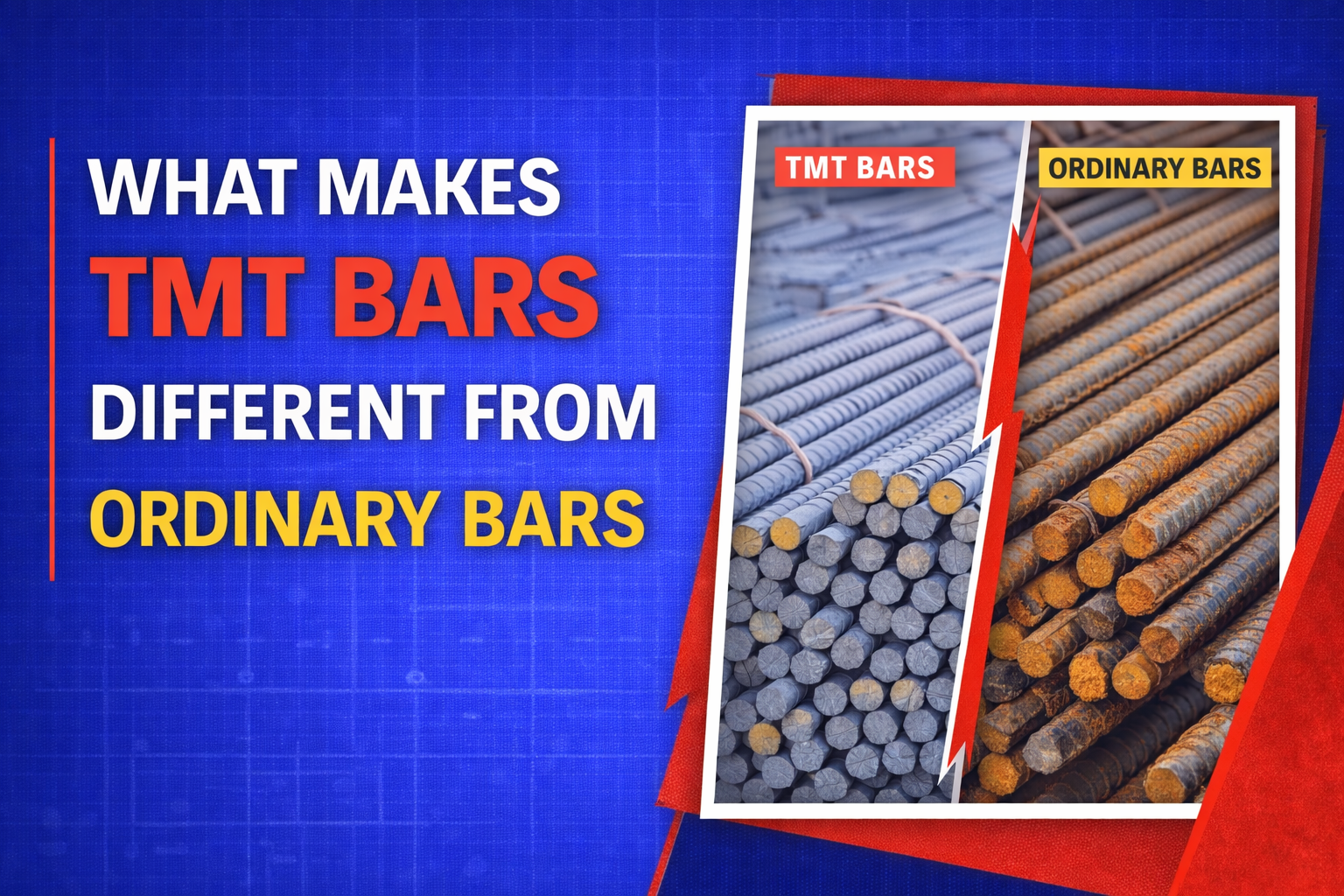 What Makes TMT Bars Different from Ordinary Bars